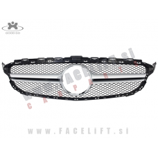 Mercedes C A205 C205 S205 W205 14-18 maska črna srebrna mat Mercedes C A205 C205 S205 W205 14-18 maska črna srebrna mat