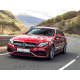 Mercedes C A205 C205 S205 W205 14-18 maska črna srebrna mat