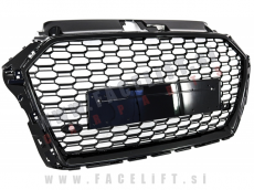 Audi A3 8V 16-20 maska RS3 izgled črna (sijaj) Audi A3 8V 16-20 maska RS3 izgled črna (sijaj)