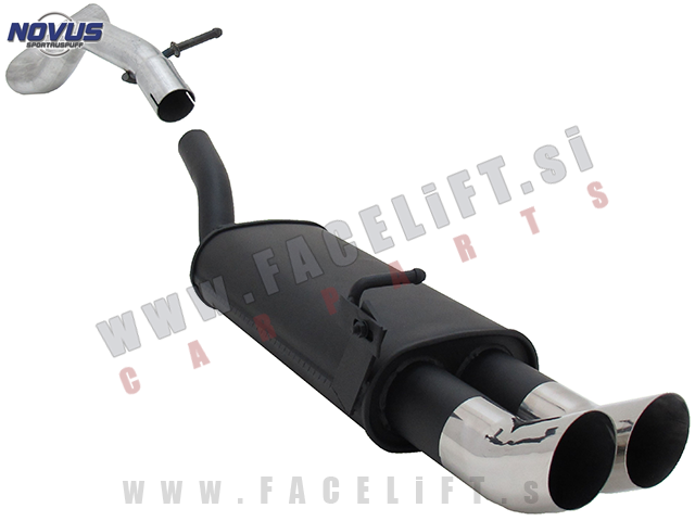 Seat Leon / 1M (99-05) / športni izpušni lonec / 2x 76mm / DTM