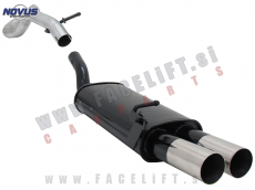 VW New Beetle 9C 98-10 športni izpušni lonec 2x 76mm RL-Design