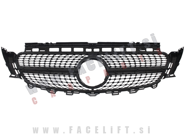 Mercedes E W213 16-20 maska Diamond Silver