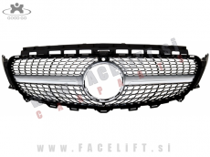 Mercedes E W213 16-20 maska Diamond Silver z kamero