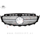 Mercedes E W213 16-20 maska Diamond Silver z kamero