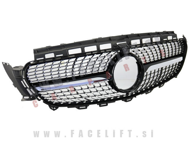 Mercedes E W213 16-20 maska Diamond Black AMG E43 izgled Mercedes E W213 16-20 maska Diamond Black AMG E43 izgled