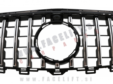 Mercedes E S213 W213 16-20 maska črna kromirana (sijaj)