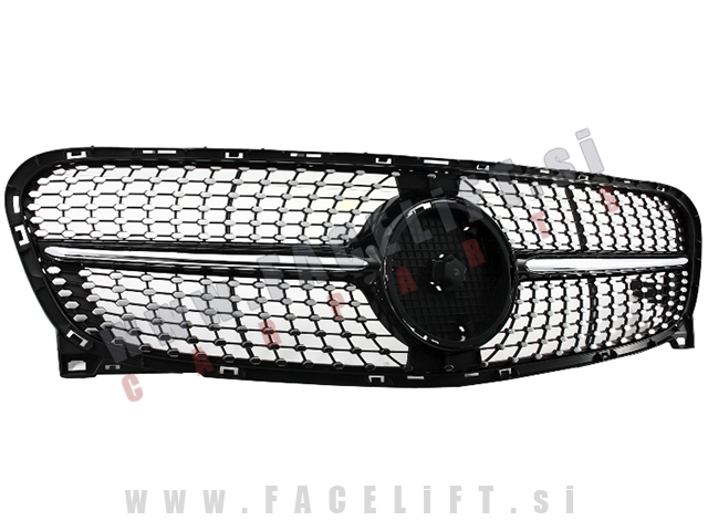 Mercedes GLA X156 13-16 maska Diamond Black