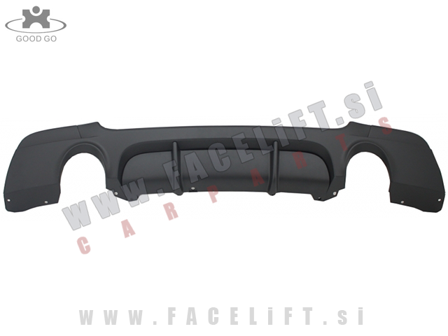 BMW 3 E92 E93 M 06-14 difuzor M-Performance izgled črni (mat)
