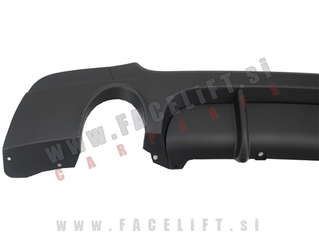 BMW 3 E92 E93 M 06-14 difuzor M-Performance izgled črni (mat)
