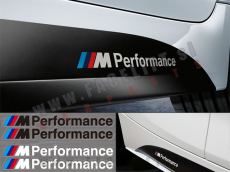 BMW M-Performance nalepke bele