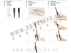 Mercedes C S205 W205 14-23 brisalne metlice Bosch Aerotwin A843S