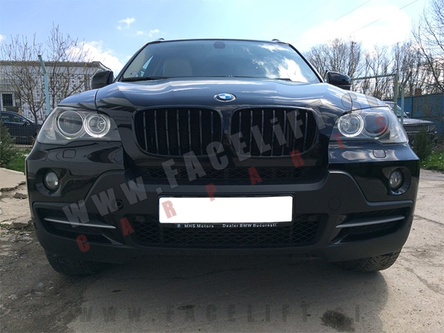 BMW X6 E71 E72 08-14 ledvičke črne sijaj