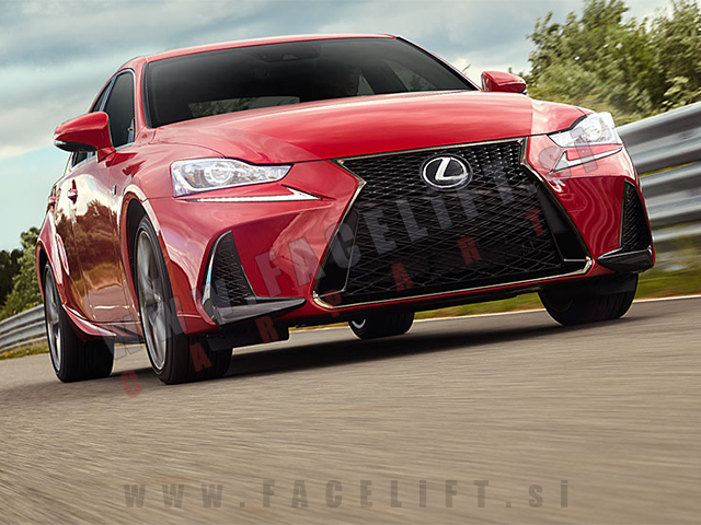 Lexus IS 16-20 sprednji odbijač F Sport izgled PDC Lexus IS 16-20 sprednji odbijač F Sport izgled PDC