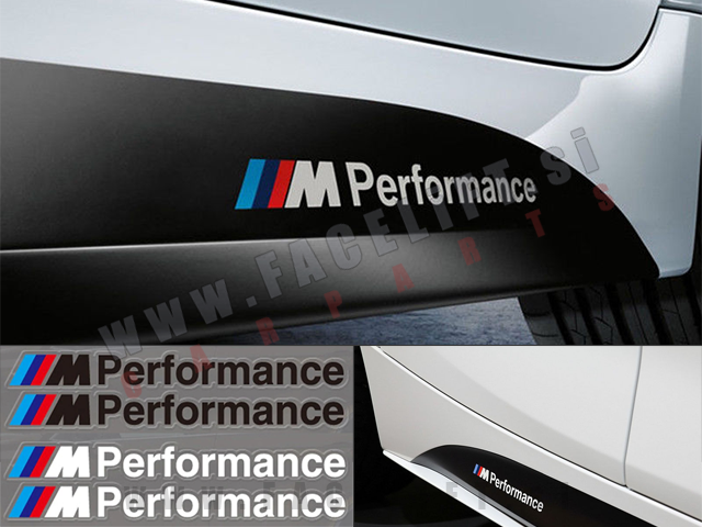 BMW M-Performance nalepke črne