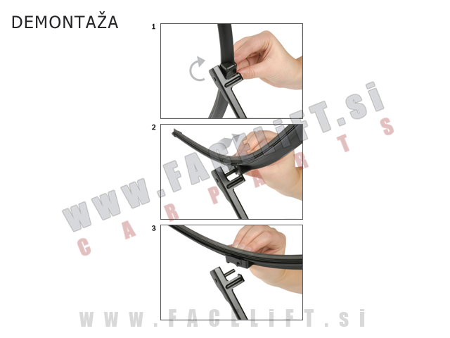 BMW 3 E92 E93 06-10 brisalne metlice Bosch Aerotwin A452S