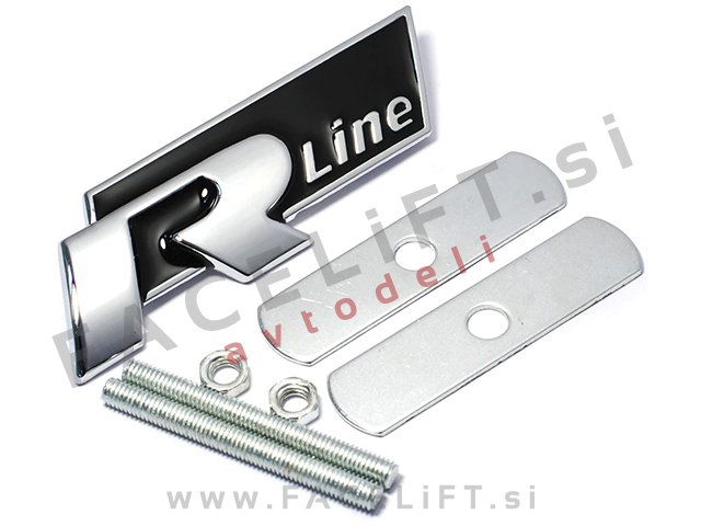 VW R-Line emblem za masko VW R-Line emblem za masko