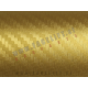 Samolepljiva folija karbon (3D) zlata 152cm x 50cm