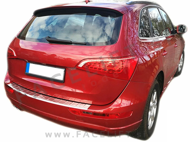 Audi Q5 8R 08-16 zaščita zadnjega odbijača kromirana (sijaj)