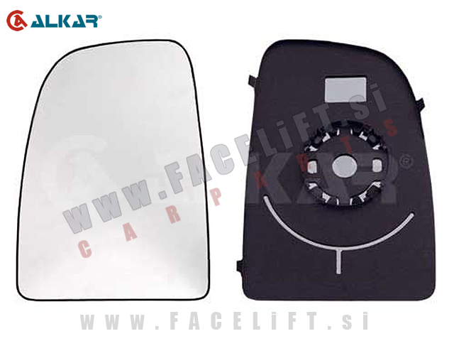 Citroen Jumper 06-14 steklo ogledala levo