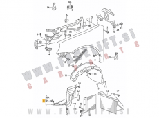 VW Golf Plus / (09-14) / sprednji kolotek / sprednji del / levi