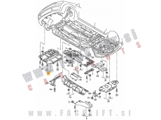 VW Golf Plus 09-14 zaščita motorja