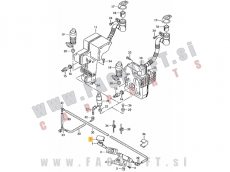 VW Golf Plus 09-14 pokrov sistema za pranje žarometov SRA desni