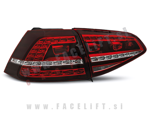 VW Golf 7 12-17 zadnje LED luči DTS