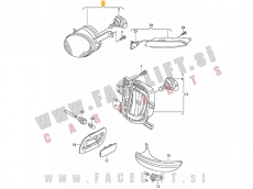 Volkswagen Caddy / 2K (10-15) / meglenka / leva