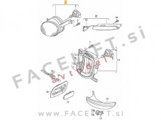 Volkswagen Caddy 2K 10-15 meglenka desna