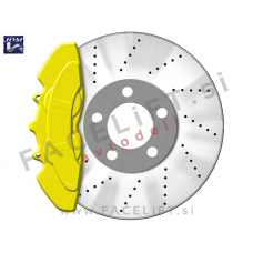Barva za zavorne čeljusti rumena sijaj