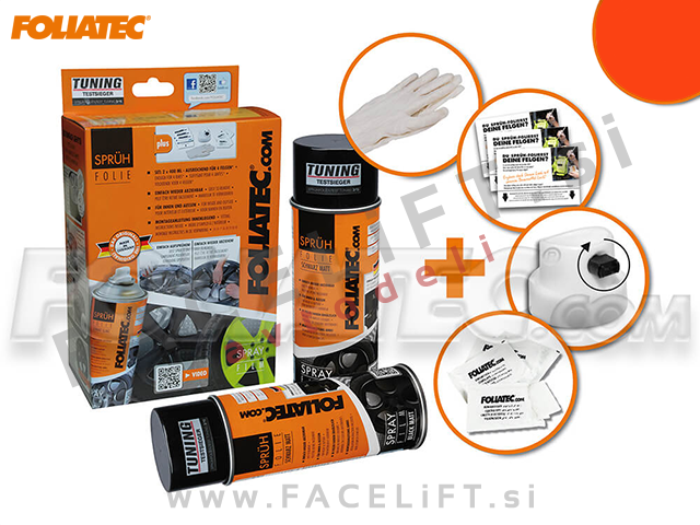 Folija sprej / 2x 400ml / oranžna (sijaj)