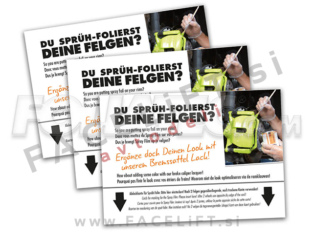 Folija sprej / 2x 400ml / oranžna (sijaj)