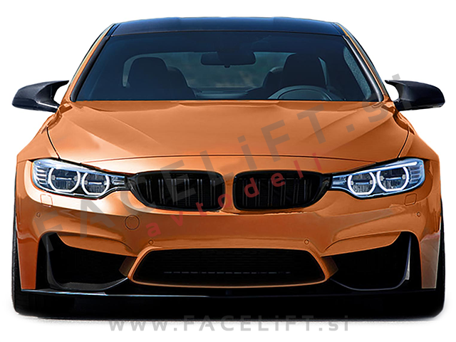 BMW 3 F30 F31 11-19 pokrovi ogledal M3 izgled karbon (sijaj)