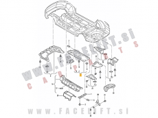 Seat Toledo / 5P (04-09) / zaščita motorja / leva