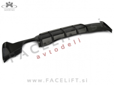 BMW 4 F32 F33 F36 13-21 difuzor M-Performance izgled črni mat