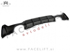 BMW 4 F32 F33 13-20 difuzor M-Performance izgled črni mat
