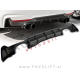 BMW 4 F32 F33 13-20 difuzor M-Performance izgled črni mat