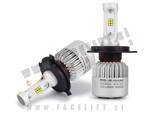 LED kit CSP / H4 / 4000lm / 6000K / 12V 24V