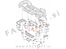 VW Golf Plus / (09-14) / zaščita motorja / desna