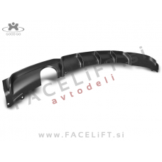 BMW 3 F30 F31 11-19 difuzor M-Performance izgled črni mat