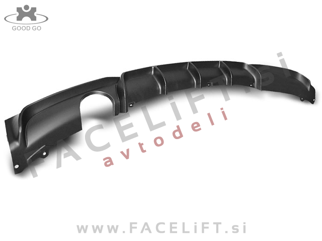 BMW 3 F30 F31 11-19 difuzor M-Performance izgled črni mat