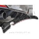 BMW 3 F30 F31 11-19 difuzor M-Performance izgled črni mat