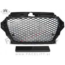 Audi A3 8V 12-16 maska RS3 izgled črna (sijaj) Audi A3 8V 12-16 maska RS3 izgled črna (sijaj)