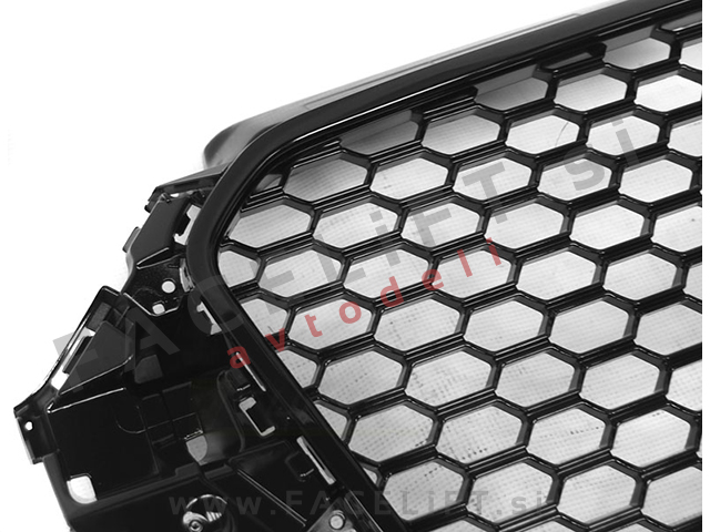 Audi A3 8V 12-16 maska RS3 izgled črna (sijaj)
