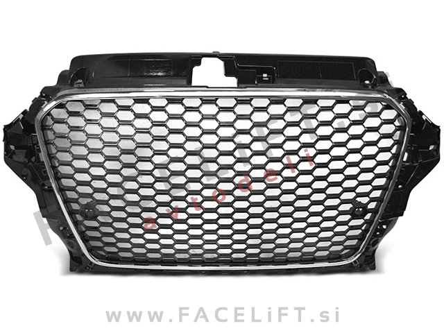 Audi A3 8V 12-16 maska RS3 izgled kromirana (sijaj)