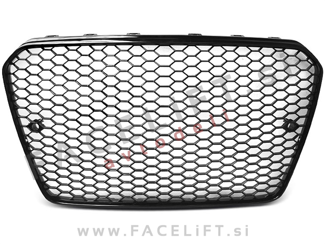 Audi A5 8F 8T 11-16 maska RS izgled črna (sijaj)