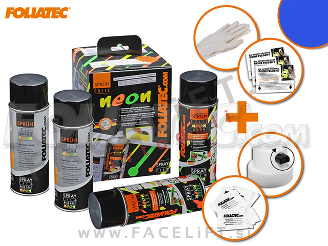Folija sprej / 2x 400ml / modra (neon)