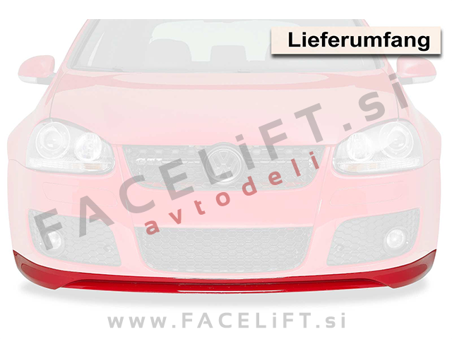 VW Golf 5 GT GTI 03-08 podaljšek sprednjega odbijača