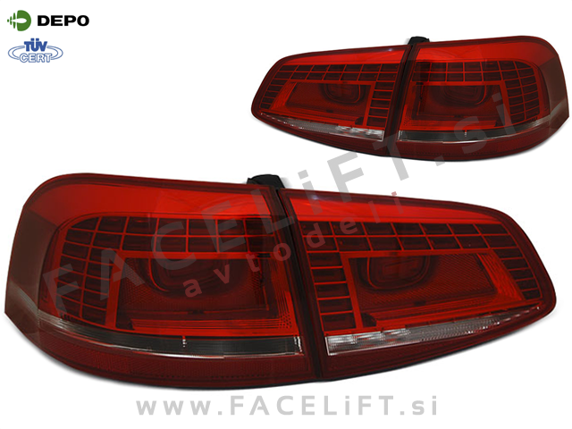 VW Passat B7 Karavan 10-14 zadnje LED luči