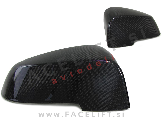 BMW 7 / F01 F02 (12-15) / pokrovi ogledal / karbon